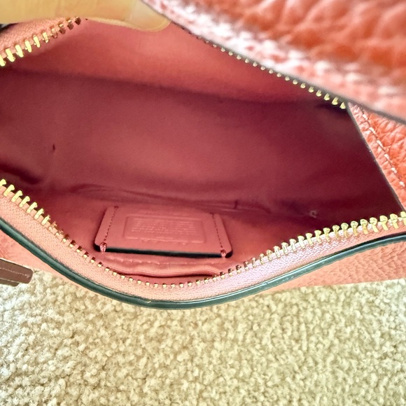 Coach Coral and Beige Shoulder/Crossbody Bag - Picture 9 of 11